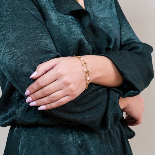 Браслет Fiore Luna PERLE, CB03169-1 BW/G фото 4